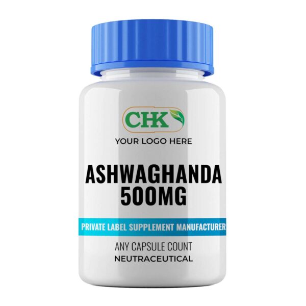 Private Label Ashwaghanda 500mg Supplement Manufacturing