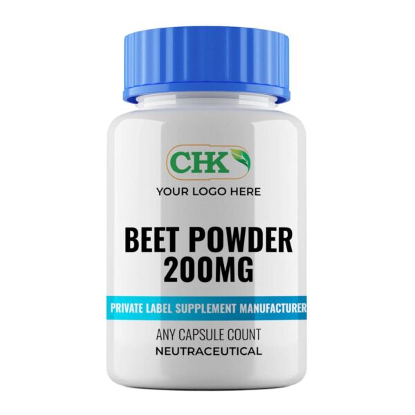 Private Label Beet Powder 200mg Supplement Manufacturing