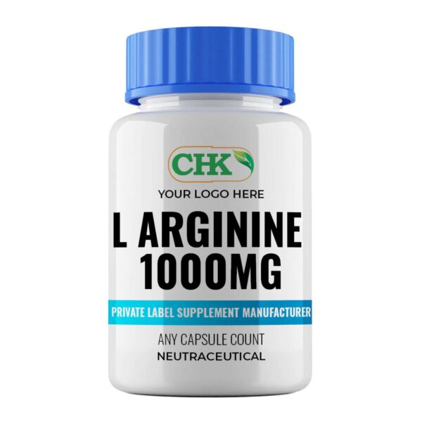 Private Label L Arginine 1000mg Supplement Manufacturing