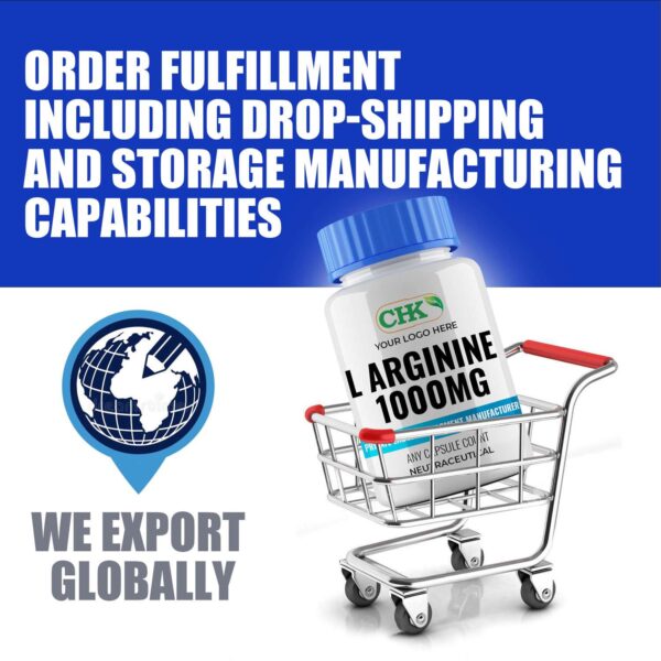 Private Label L Arginine 1000mg Supplement Manufacturing