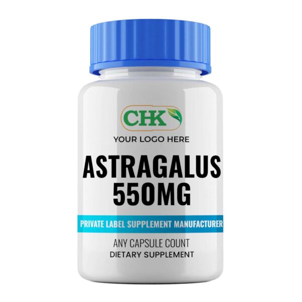 Private Label Astragalus Capsules 550mg Capsules Manufacturer