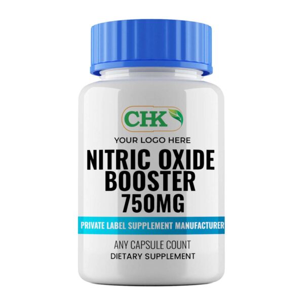 Private Label Nitric Oxide Booster 750mg Capsules Manufacturer