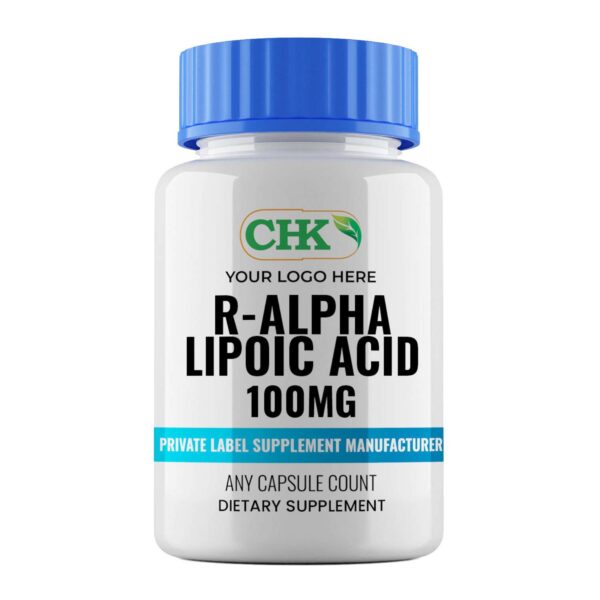 Private Label R-Alpha Lipoic Acid 100mg Capsules Manufacturer