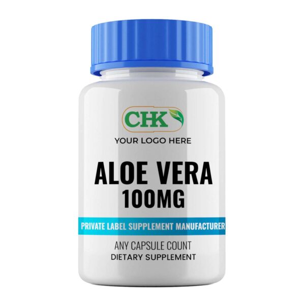 Private Label Aloe Vera 100mg Capsules Manufacturer