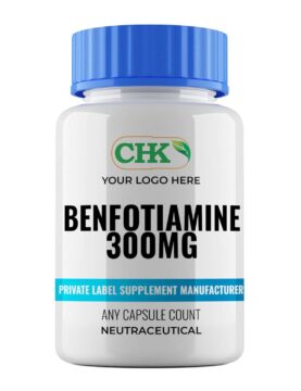 Private Label Benfotiamine 300mg Capsules Manufacturer