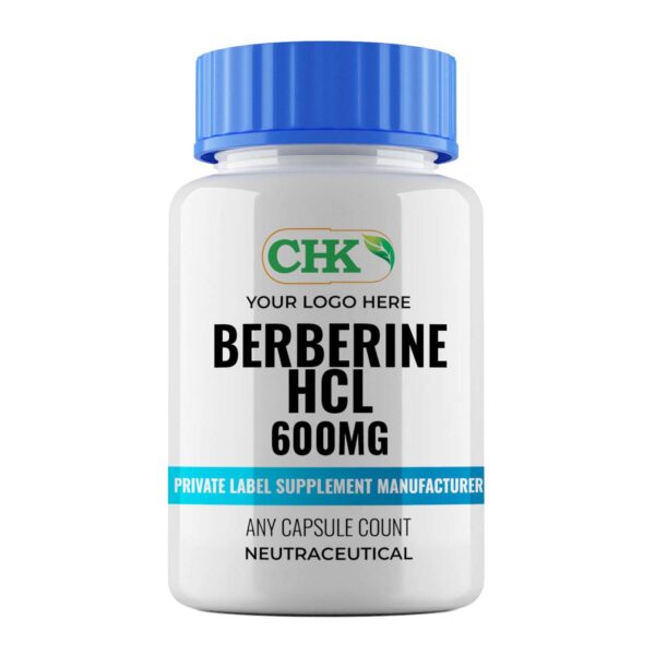 Private Label Berberine HCl 600mg Capsules Manufacturer