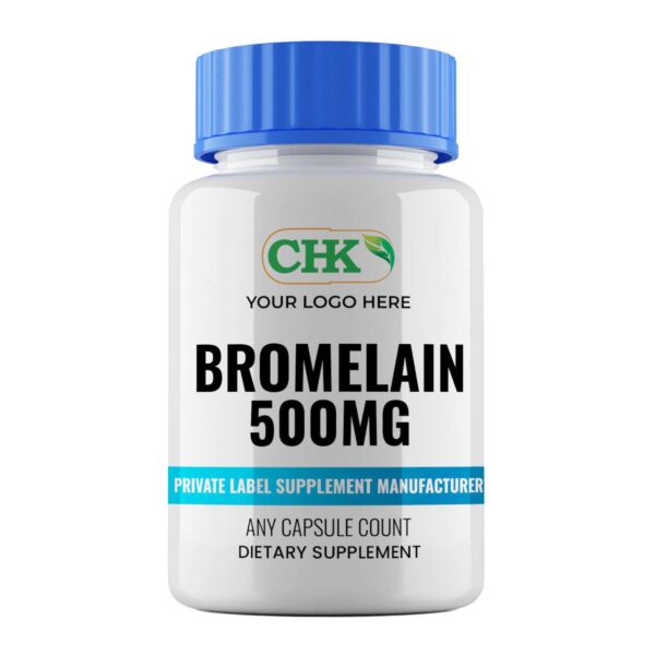 Private Label Bromelain 500mg Capsules Manufacturer