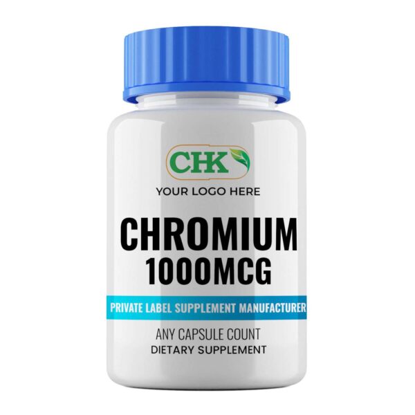 Private Label Chromium 1000mcg, Capsules Manufacturer