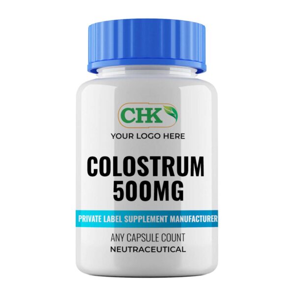 Private Label Colostrum Capsules 500mg Capsules Manufacturer