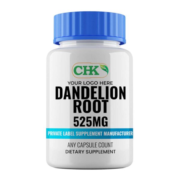 Private Label Dandelion Root 525mg Capsules Manufacturer