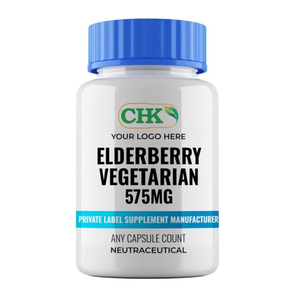 Private Label Elderberry 575mg Capsules Manufacturer