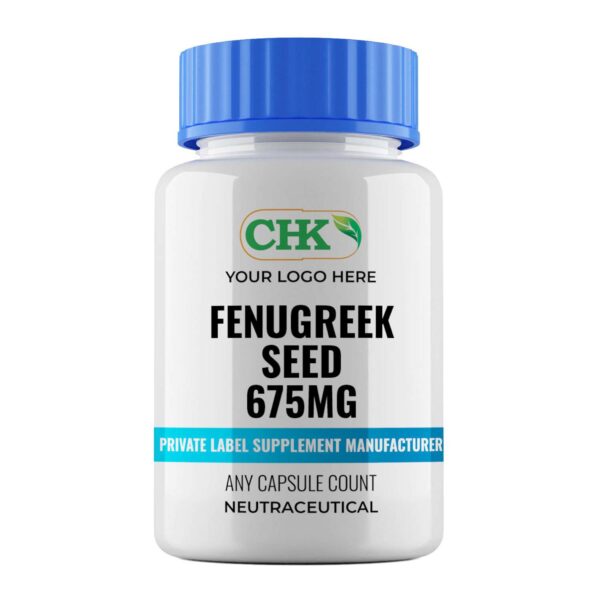 Private Label Fenugreek Seed 675mg Manufacturer