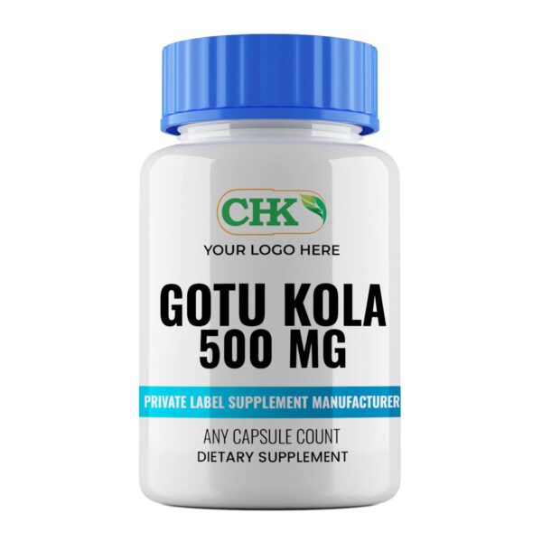 Private Label Gotu Kola 500 MG Capsules Manufacturer