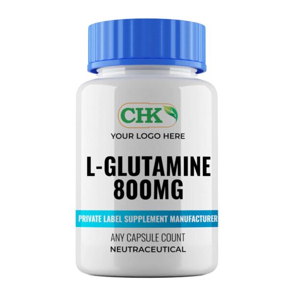 Private Label L-Glutamine 800mg Capsules Manufacturer