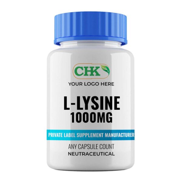 Private Label L-Lysine 1000mg Capsules Manufacturer