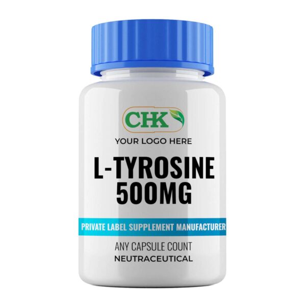 Private Label L-Tyrosine 500mg Capsules Manufacturer