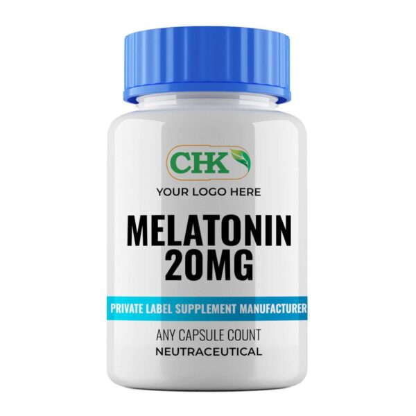 Private Label Melatonin 20mg Capsules Manufacturer