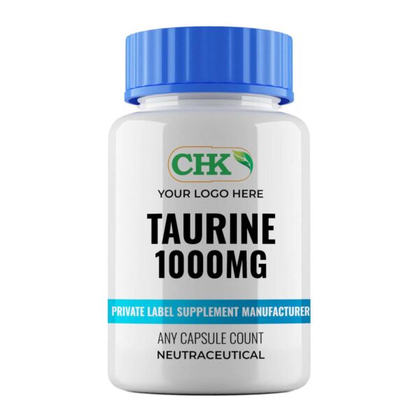 Private Label Taurine 1000mg Capsules Manufacturer